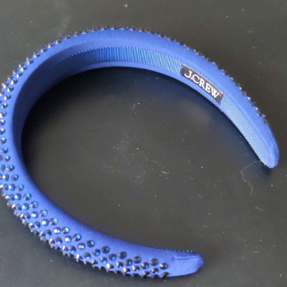J. Crew Royal Blue Studded Headband